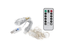 Luz de Cortina de Fio de Cobre 3x1m 100led Usb Controle Remoto