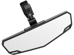 Espelho retrovisor cego em ABS preto para quadriciclos e UTVs, aumentando a segurança.