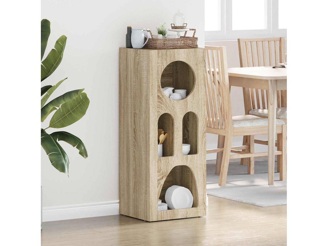 Vidaxl Buffet Elst Carvalho Sonoma 40 X 35 X 100,5 Cm
