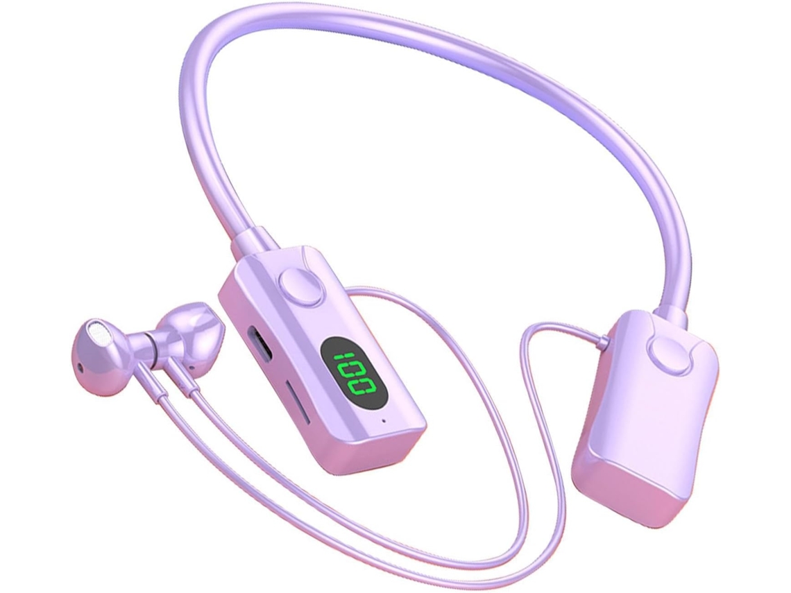 Cuffie Senza Fili Portatili Della Fascia Del Collo Degli Auricolari Visualizzatore | Wireless Impermeabili Per Ciclismo