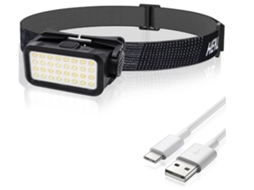 Farol 5 Modos de Iluminação 3000L Led Farol de Corrida Ipx4 À Prova D'Água Crianças Adultos Caminhadas Pesca Acampamento Preto BISBISOUS VIGA EUROPE