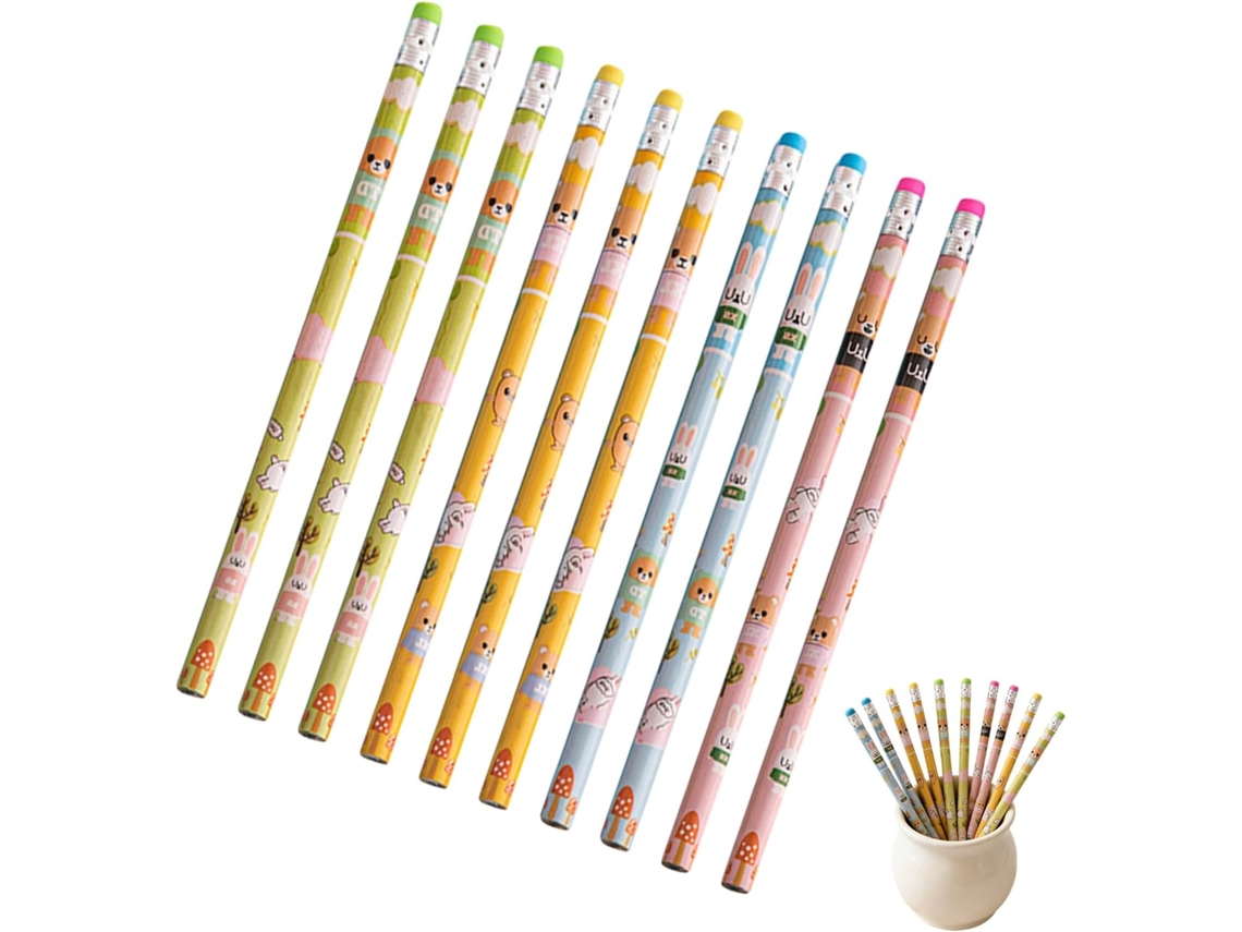 Number 2, 10 Pieces Smooth Writing Stationery