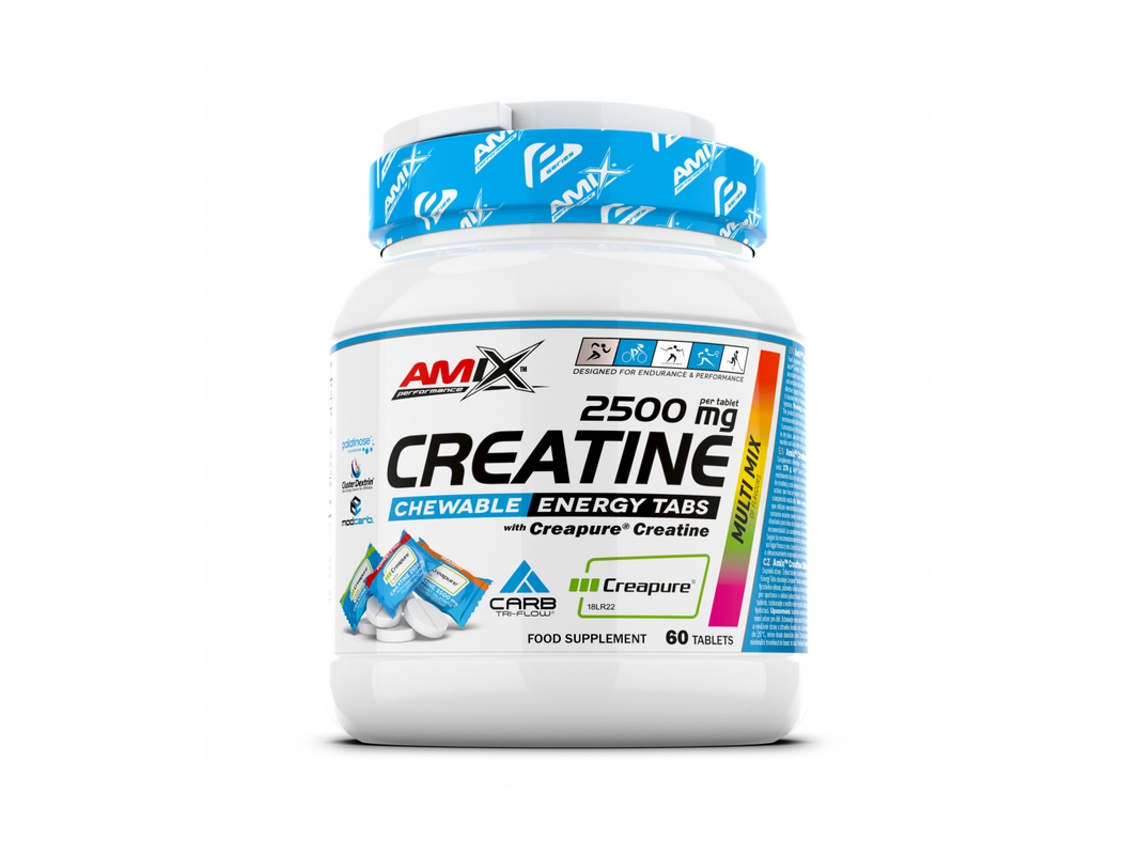 Creatina Mastigável 2500 mg 60 Comprimidos AMIX NUTRITION
