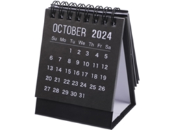 Calendário De Mesa, Com Aba, Mensal, Escritório, Mini