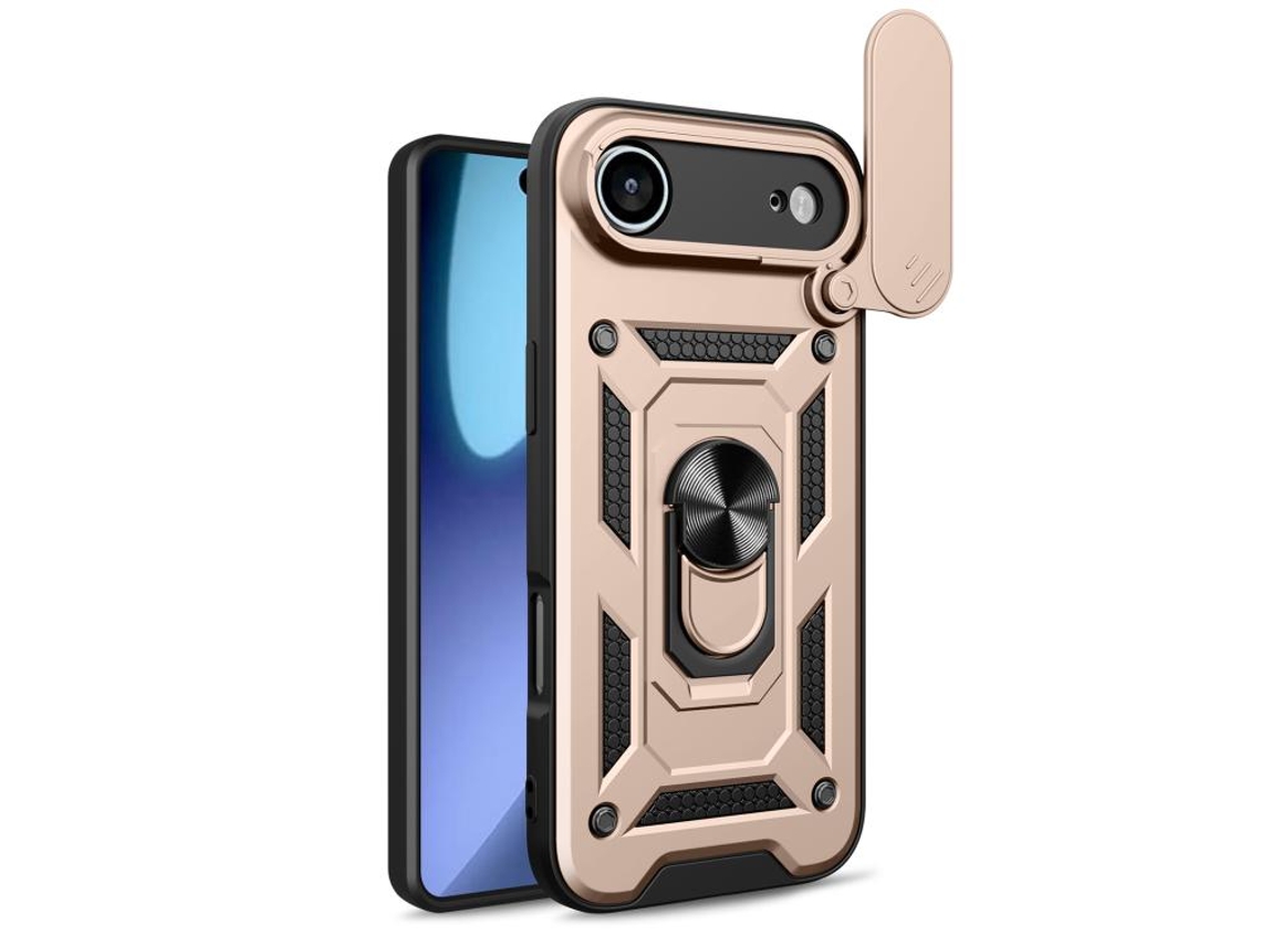Capa Para Iphone Air - Tampa Deslizante Para Câmera - Tpu Pc