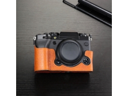 Estojo De Couro Para Câmera Fujifilm X T5 Capa Protetora Antirriscos Brilvibera