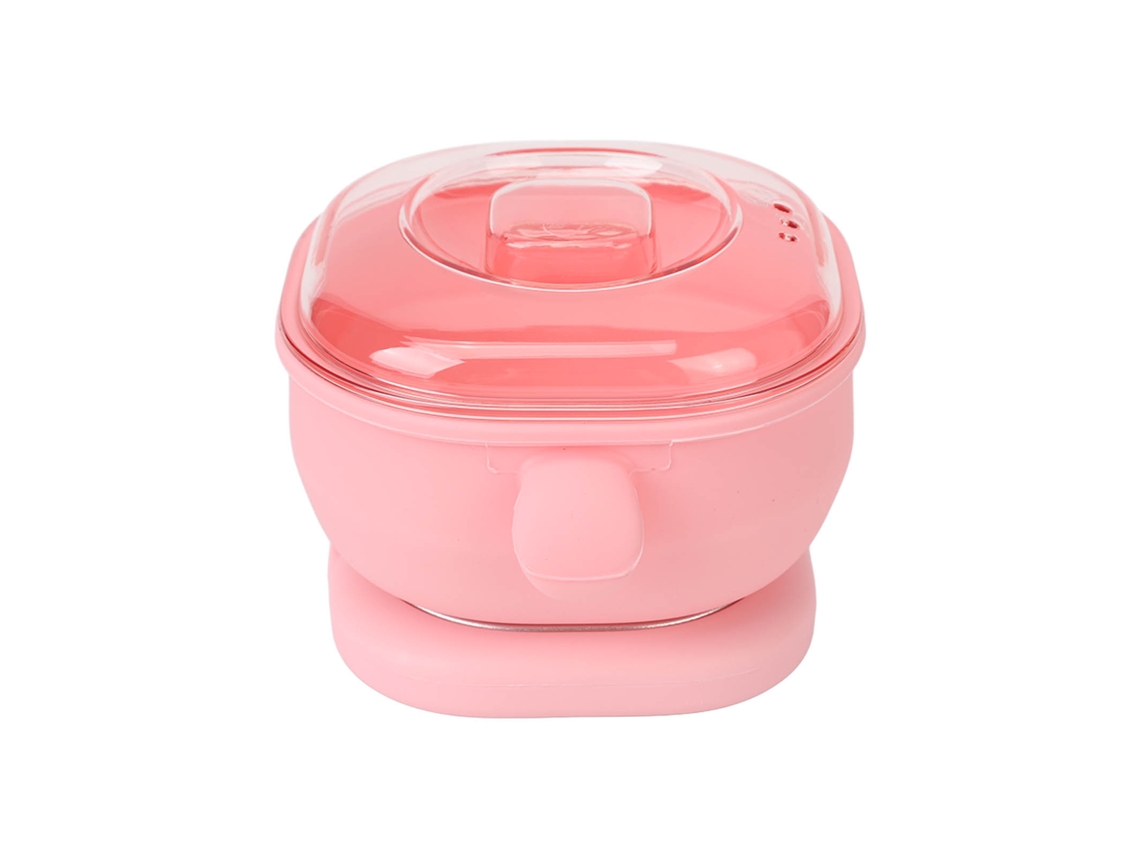 2026 máquina de Cera Quente para Depilação 400ml com Recipiente de Silicone Calefactor de Cera 100w Rosa