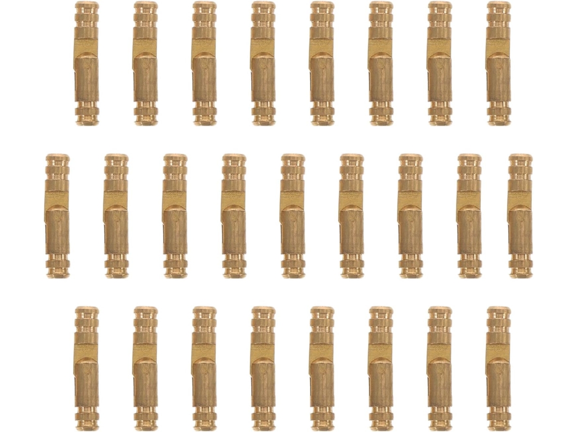 Dobradiças De Latão Uonlytech, 25 Peças, 4x20mm, Pequenas E Invisíveis, Para Caixas De Joias Madeira E Armários