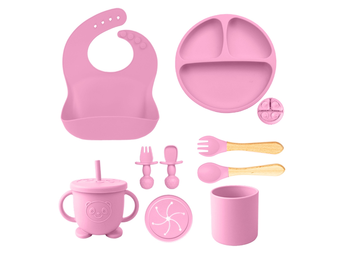 Pratos De Bebê De Silicone De 10 Peças: Não Adesivos, Sem Bpa, Para Blw-4