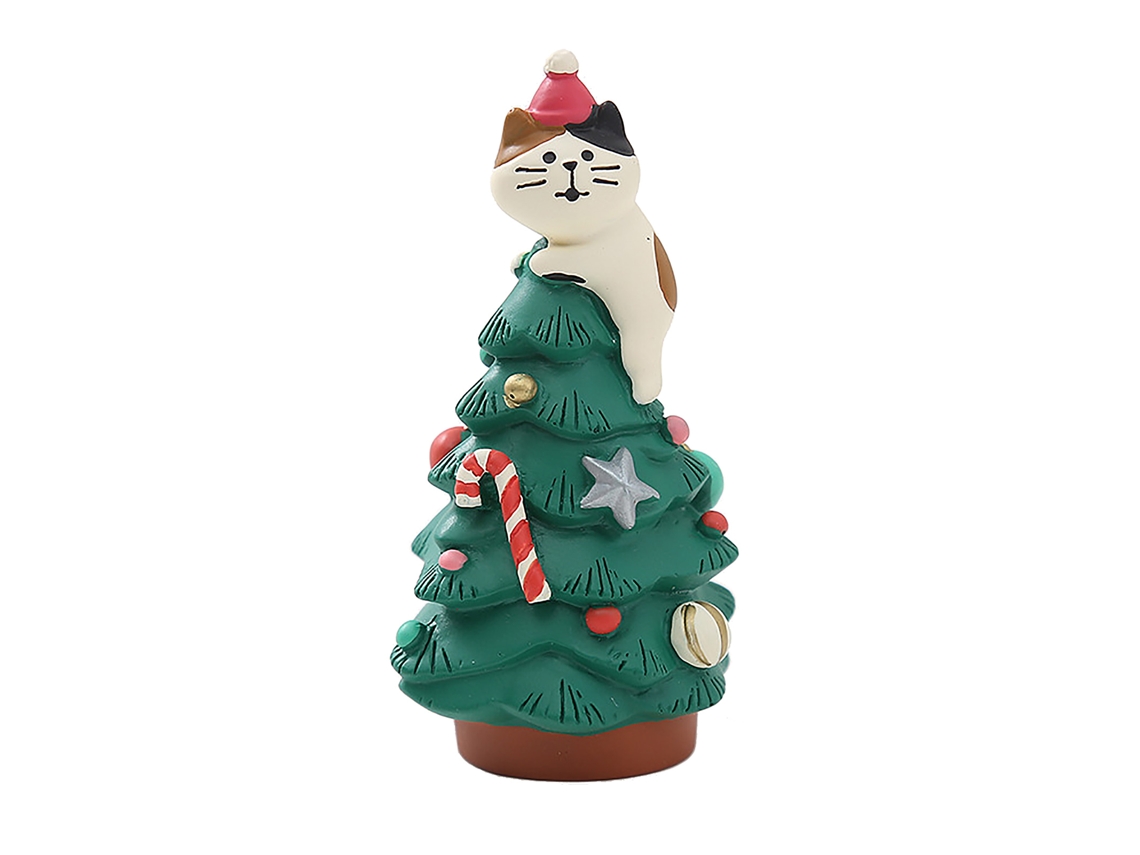 Vaso de Resina com Planta Suculenta e Decorativo Papai Noel LAXISCREED
