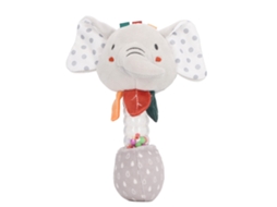 Brinquedo De Pelúcia Com Sino Para Bebês Forma De Animal Com Pérolas Suaves Vibrantes Brinquedo Sensorial Tipo A