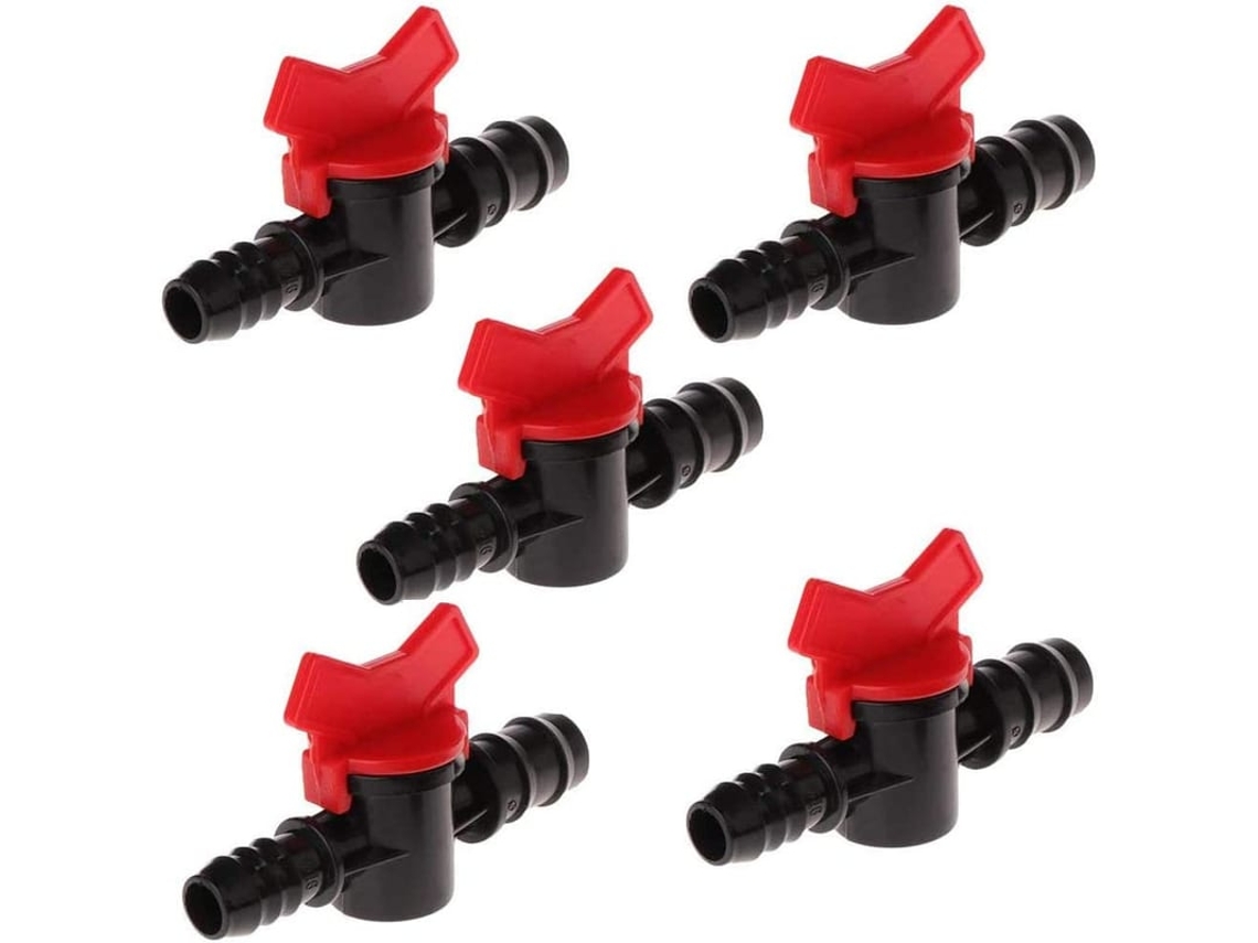 Válvula De Irrigação Em Plástico Pe Para Jardim E Relvado Ajustável Com 5 Peças Acessórios De Aquário