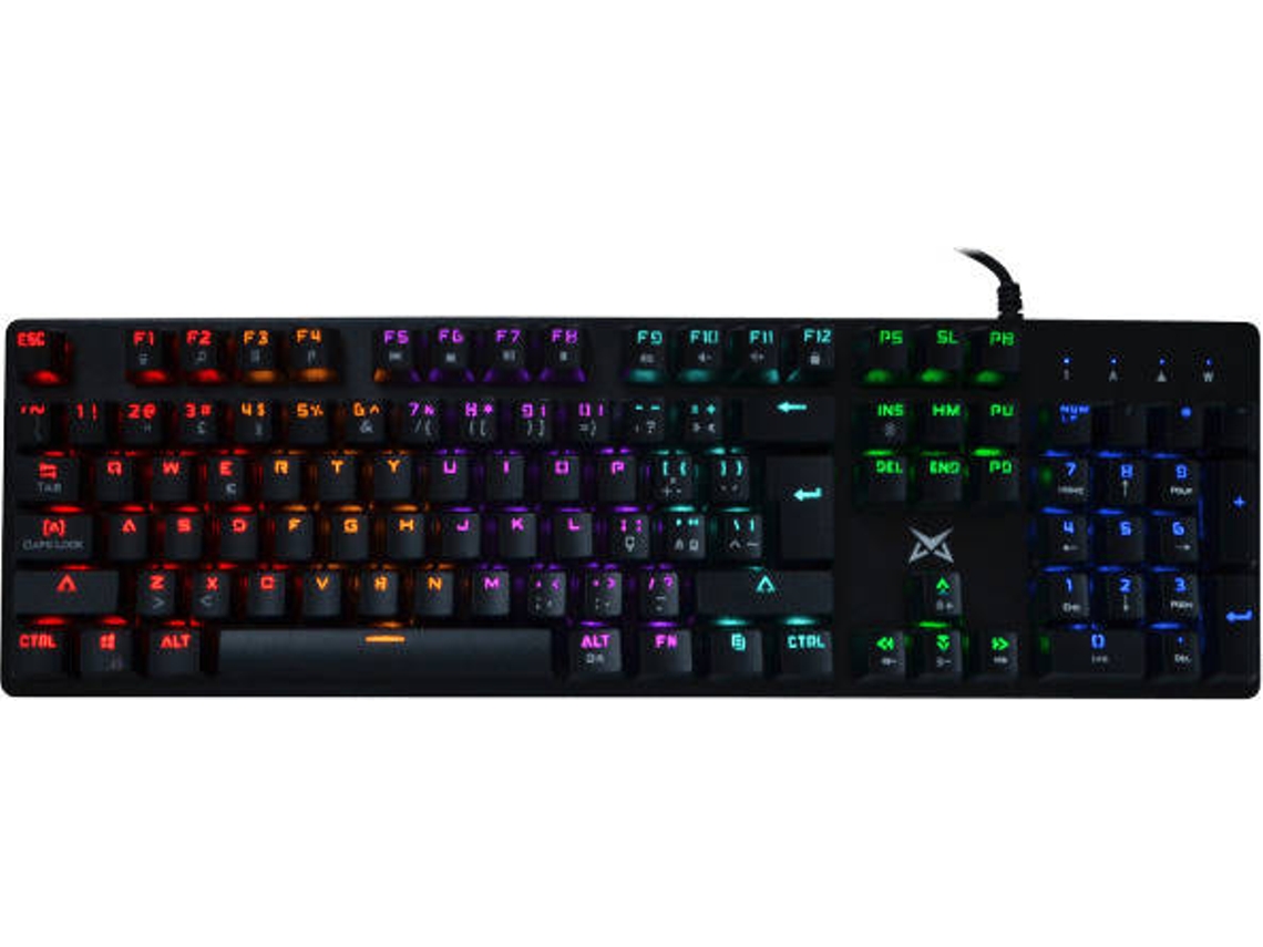 Teclado Gaming MATRICS Kamikase (Mecânico - Português - Preto)