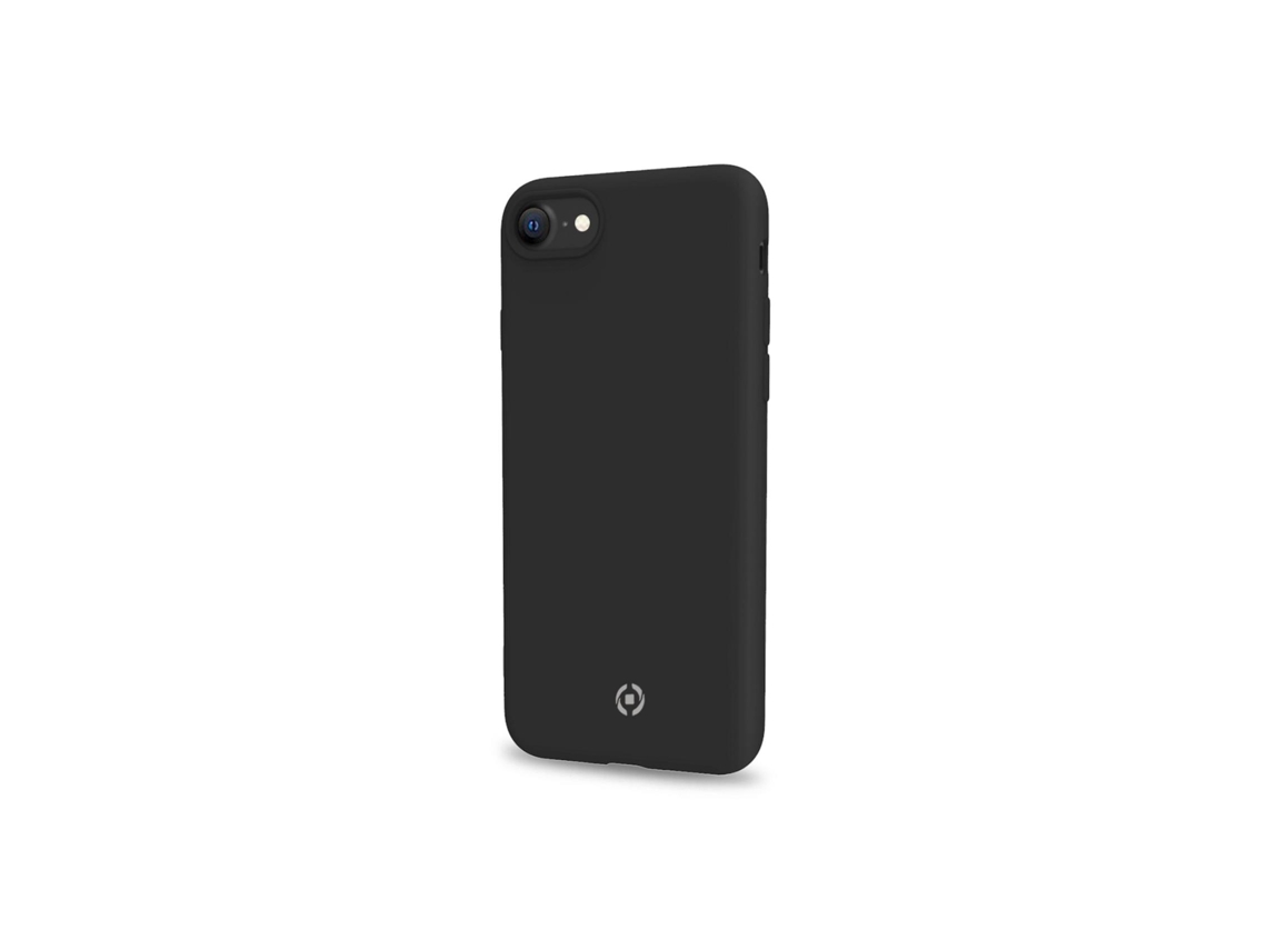 Capa para iPhone SE/8/7 CELLY Pele Sintética Preto