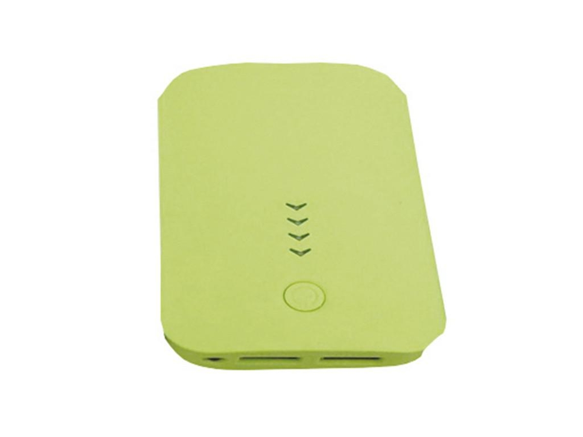 Bateria Externa Portátil 6600 Mah Verde