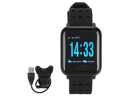 Pulseira Inteligente À Prova Dágua Ip67 Com Monitor De Frequência Cardíaca E Pressão Arterial E Tela Colorida A6 Ly Ebike