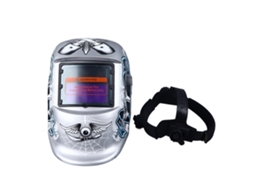 Capacete de Solda Solar 93x43mm S/MARCA, com 2 Sensores, Ajustável