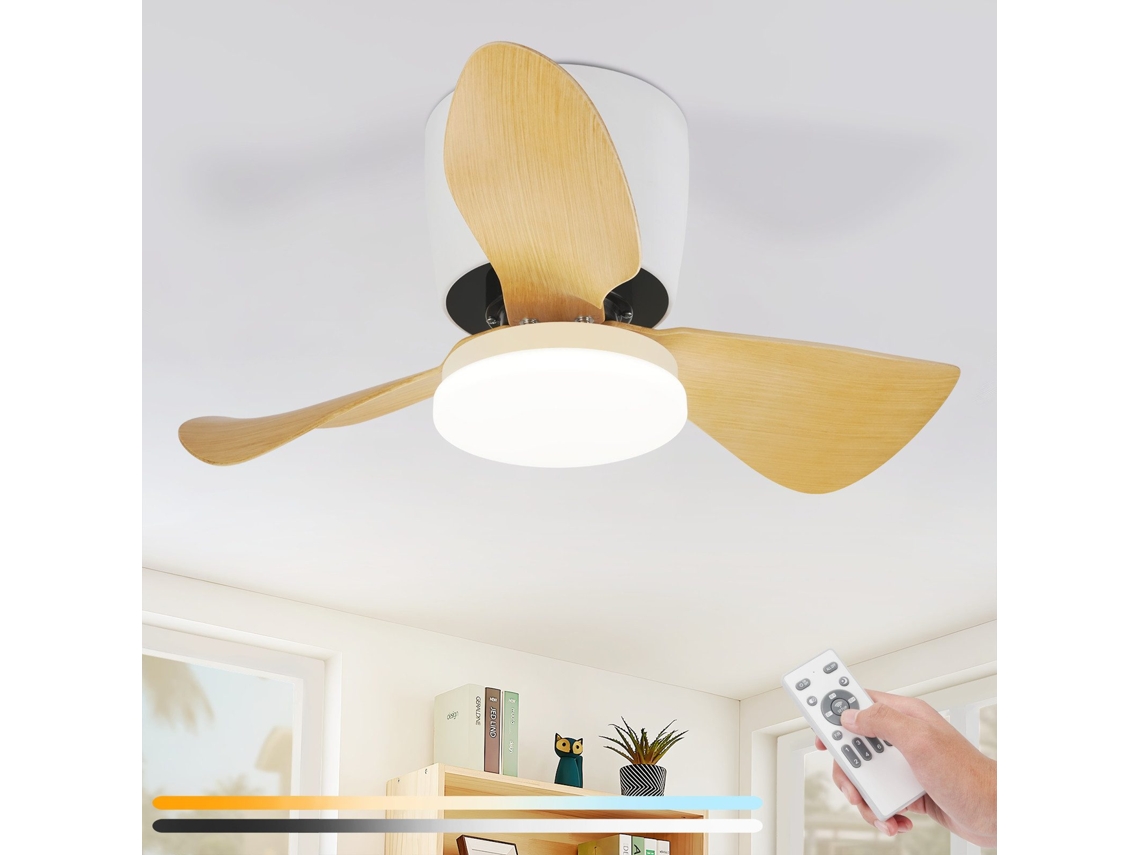 Ventilador de Teto Led 23w Preto NETTLIFE