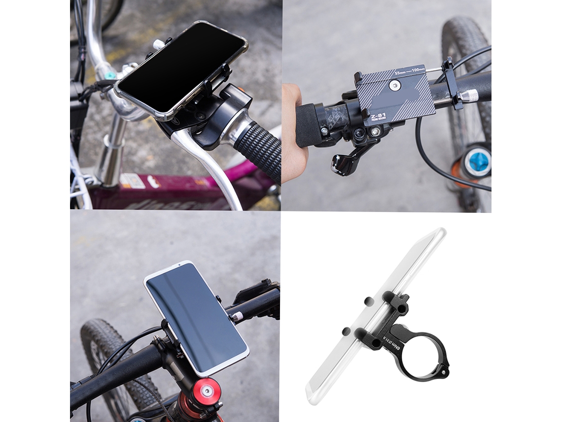 BRAND suporte para celular para bicicleta de ligação de alumínio apoio para moto MTB bicicleta de estrada manubrio GPS | S/MARCA