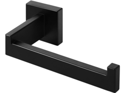 Porta papel AQUAFORGE em Aço Inoxidável Preto Fosco