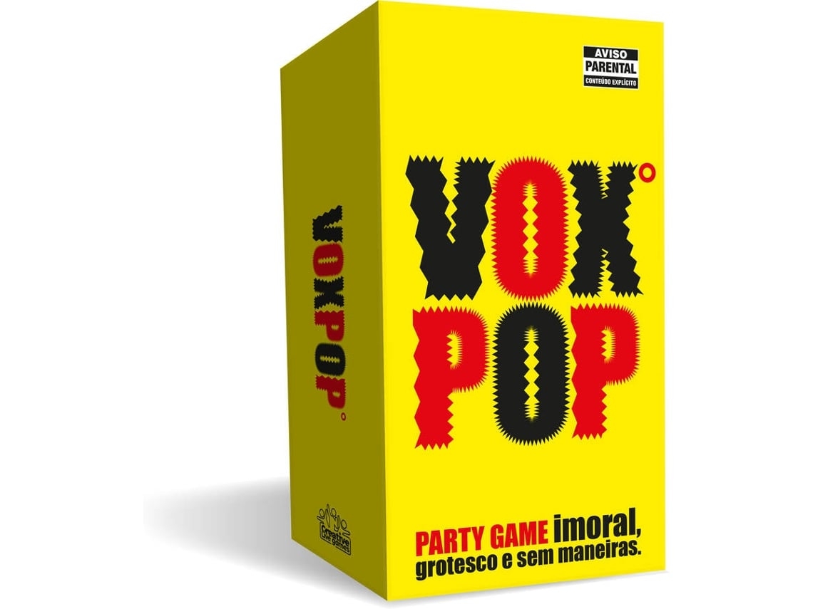 Jogo de Tabuleiro CREATIVE TOYS Vox Pop (Outlet Caixa Aberta - Idade Mínima: 18 anos - Português)