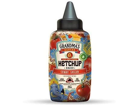 Proteína MAX PROTEIN Max Grandma´S Salsa Ketchup Al Curry (290 ml)