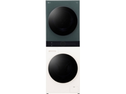 Máquina de Lavar e Secar Roupa LG WashTower WT1210EGF (12/10 kg - 1400 rpm - Verde e Bege)