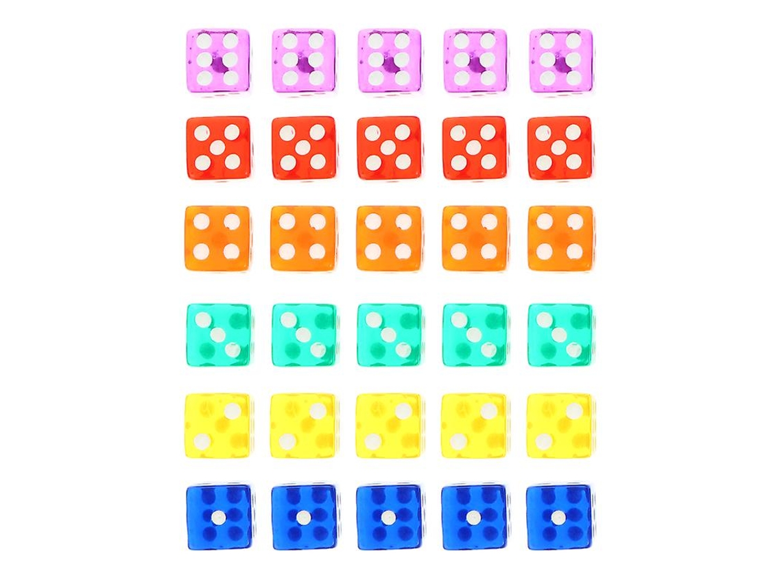 40Pcs Dados Acrílicos ALLINLESS