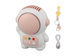 Ventilador portátil silencioso para mãos, USB recarregável, com velocidade ajustável para atividades ao ar livre