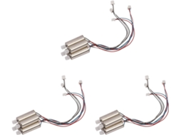 Conjunto de 12 Peças de Reposição para Drones Quadricópteros Séries E58 M68 S168 Cw Ccw SFUSHOS