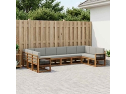 Vidaxl Conjunto De Sofás Para Exterior 10 Unid.