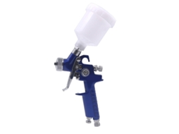 Pistola Pneumática De Tinta Spray Com Garrafa Transparente Para Pintura De Carros E Móveis