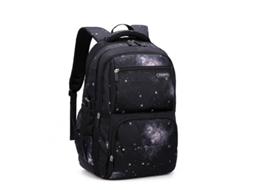 Mochila De Estudante Céu Estrelado Conjunto De Três Peças Céu Estrelado Preto Puro Sem Bolsa Pequena