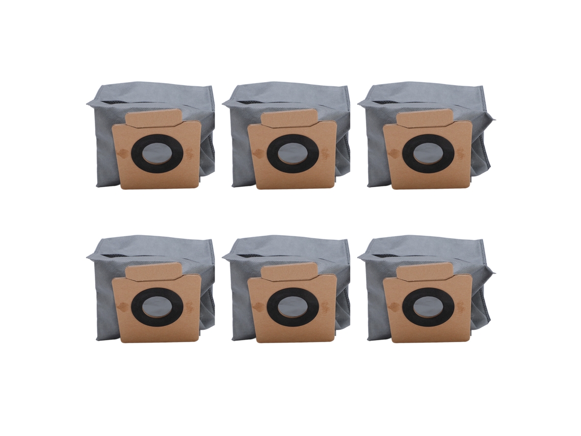 6pcs sacos de poeira para aspirador robótico X8 X8 Pro X10 Pro peças de reposição tecido não tecido