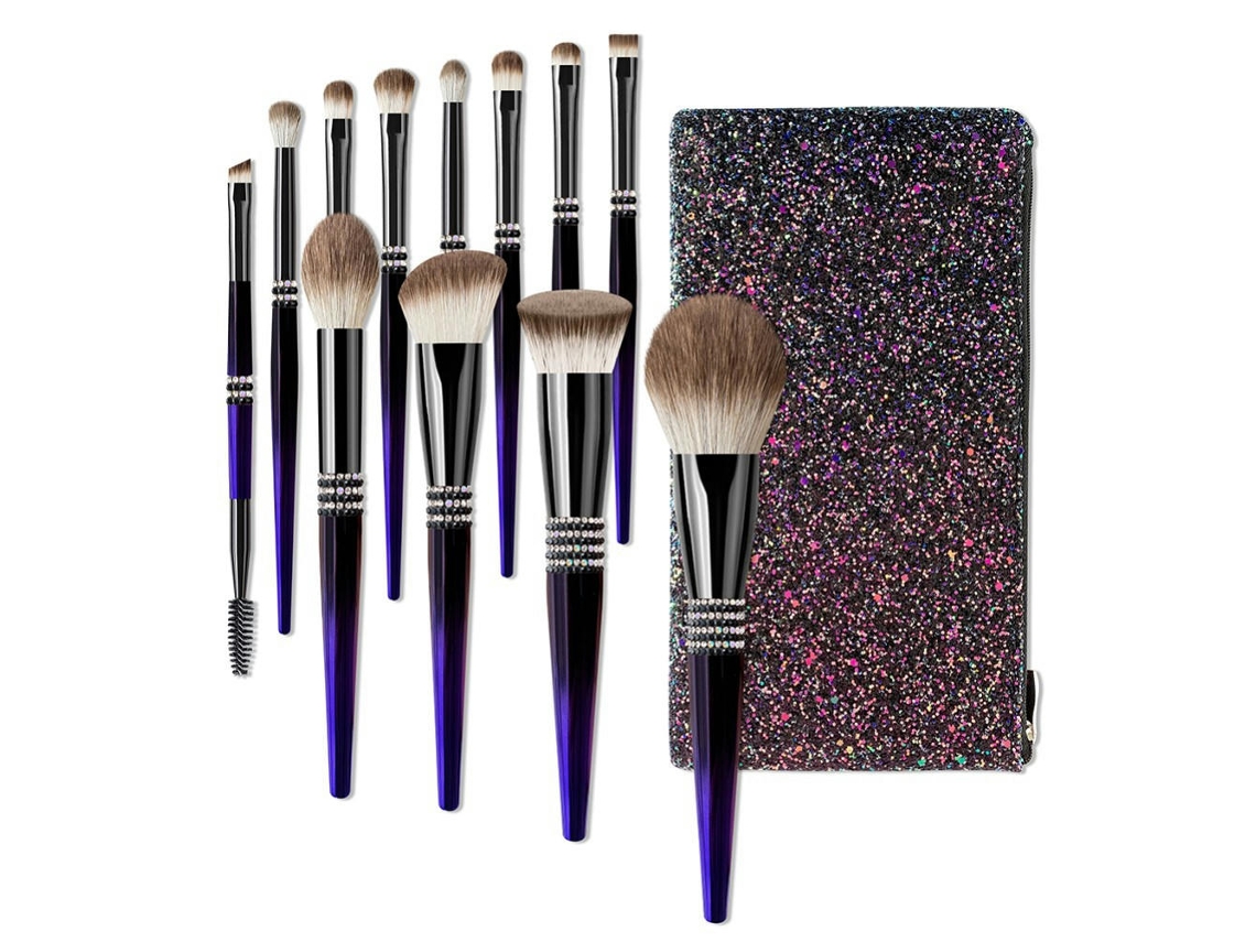Conjunto de 12 Ultra Macios Inclui Base Contorno Blush Corretivo Conjunto F LUUCOZK