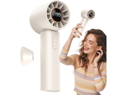 Genérico Ventilador Portátil, Ventilador Pessoal De Mão Para Viagem Com Tecnologia Turbo De Ar, Polegadas
