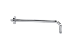 Braço de Chuveiro de Aço Inoxidável Extra Longo com Flange para Cabeçote de Chuva