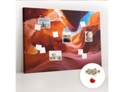 Painel De Cortiça Para Parede Canyon Para A Sala De Estar Espelharte (140x100 Cm)