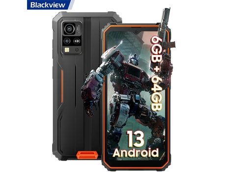 Smartphone BLACKVIEW Bv4800 (6.56'' - 6 GB - 64 GB - Laranja)