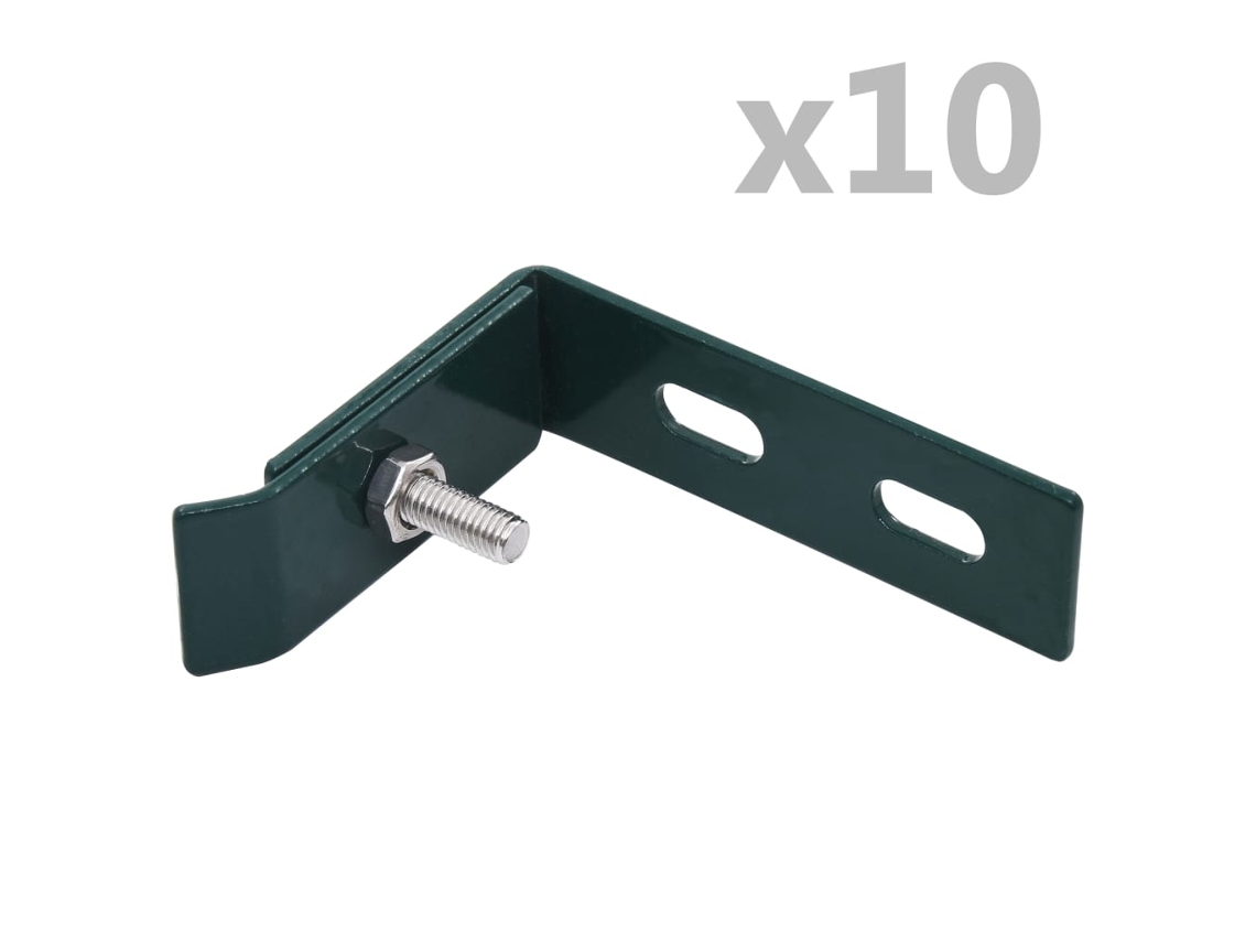 Vidaxl Conetor De Canto Para Parede 10 Conjuntos Verde