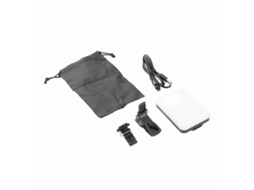 Luz Led Portátil Para Videoconferência Clip-on Ajustável 2500k-6500k Com Clip E Adaptador Cold Shoe