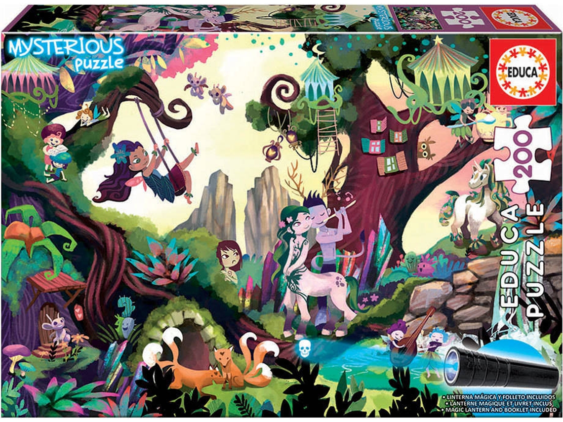 Puzzle EDUCA 200 Mysterious Bosque Mágico (Idade Mínima: 6 Anos - 200 Peças)
