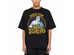 Rockinstone Bill And Ted Wyld Stallyns Black Adult Shirt Size:l