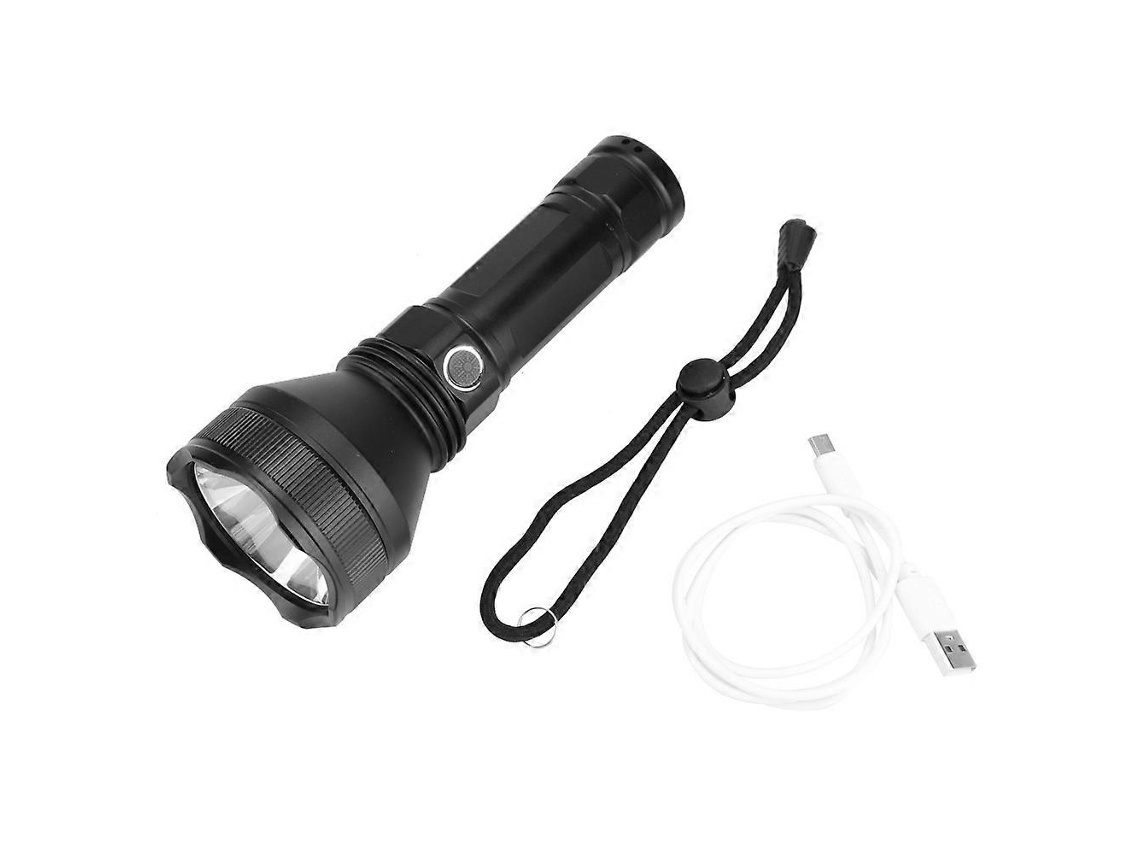Lanterna Led P50 De Liga De Alumínio Com Carregamento Usb, Luz Brilhante E Longa Vida Útil, Ideal Para Acampamentos Ao Ar Livre. Olysi Shop