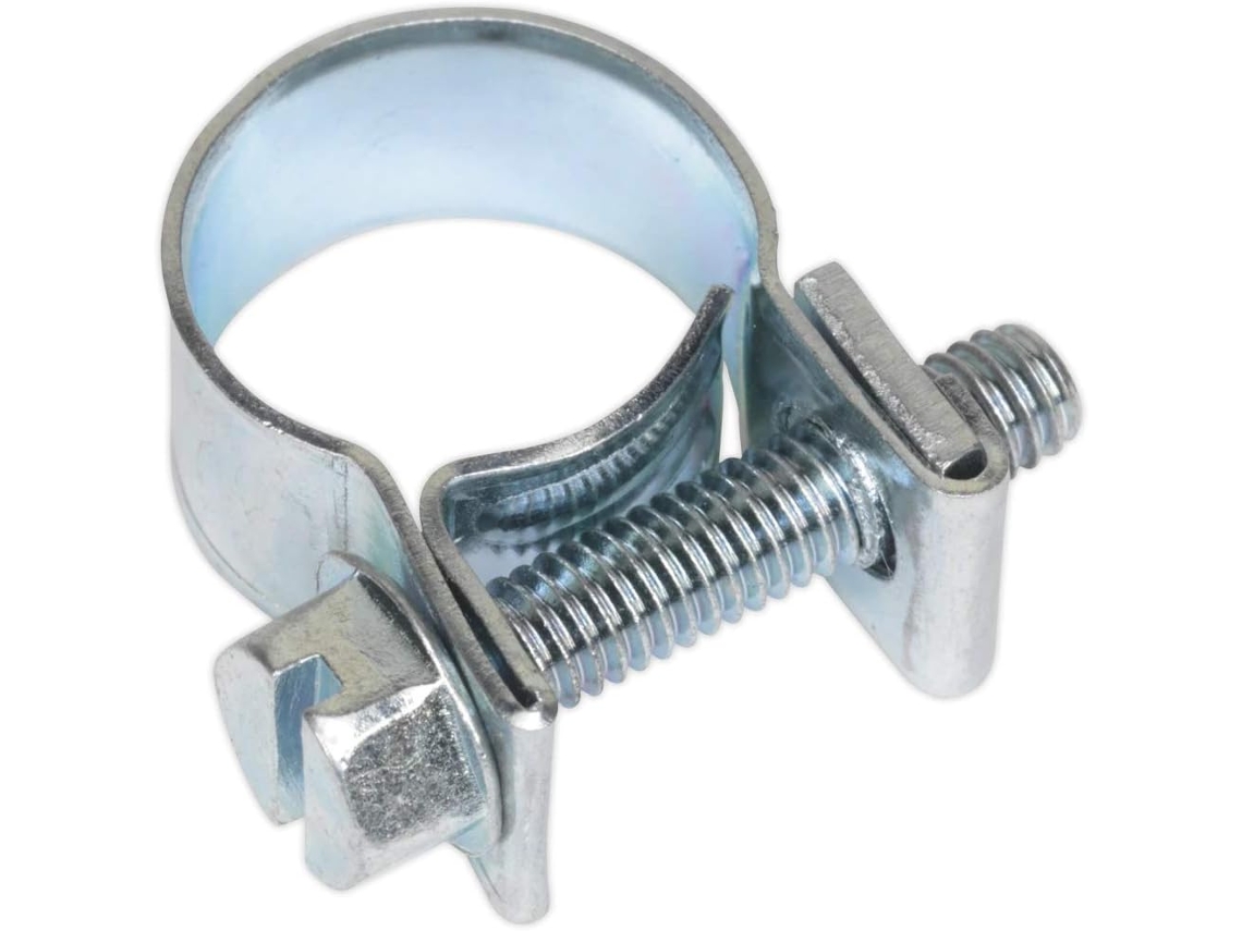 Pacote Com 30 Mini Abraçadeiras De Mangueira - Prata, 11-13 Mm