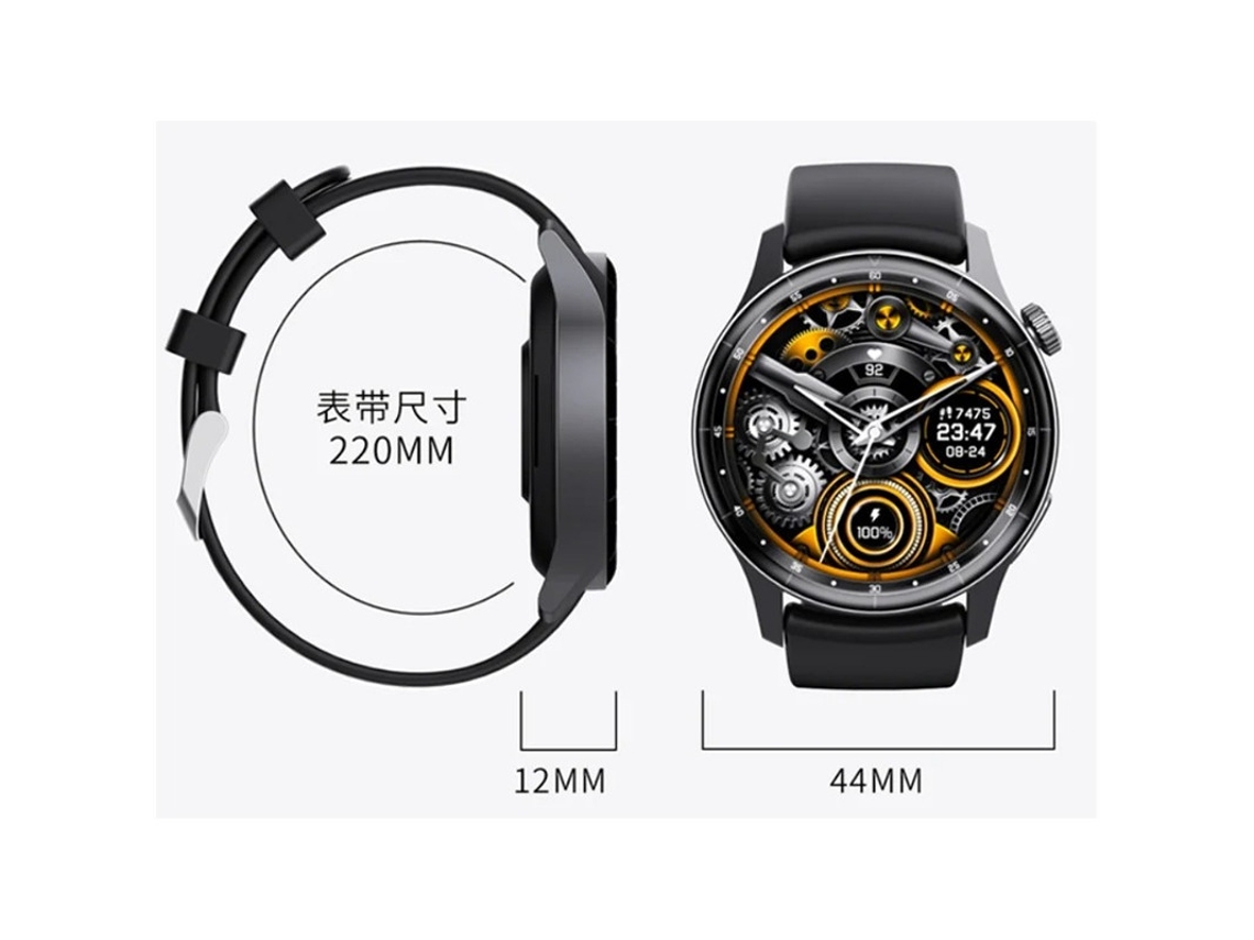 Smartwatch com glicemia, oxigênio no sangue, frequência cardíaca, temperatura, monitoramento de saúde, chamadas Bluetooth e muito mais. Bestvite