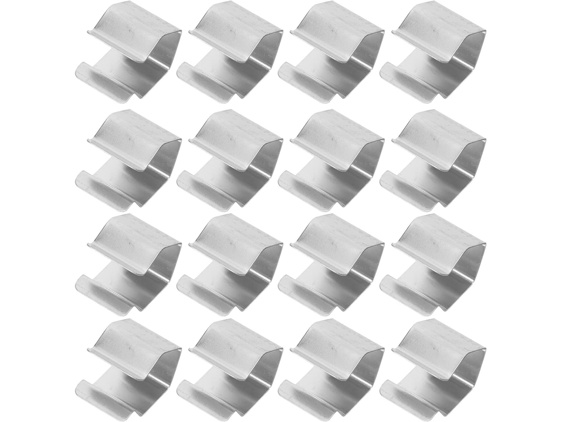 Conjunto De 30 Clipes Aço Inoxidável Para Fixação Telas Janelas, Fixação Segura E Resistente À Corrosão, Kit