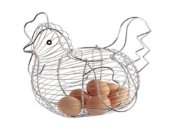 Cesta De Arame Em Forma De Galinha Para Armazenar Ovos Cestas De Armazenamento Doméstico