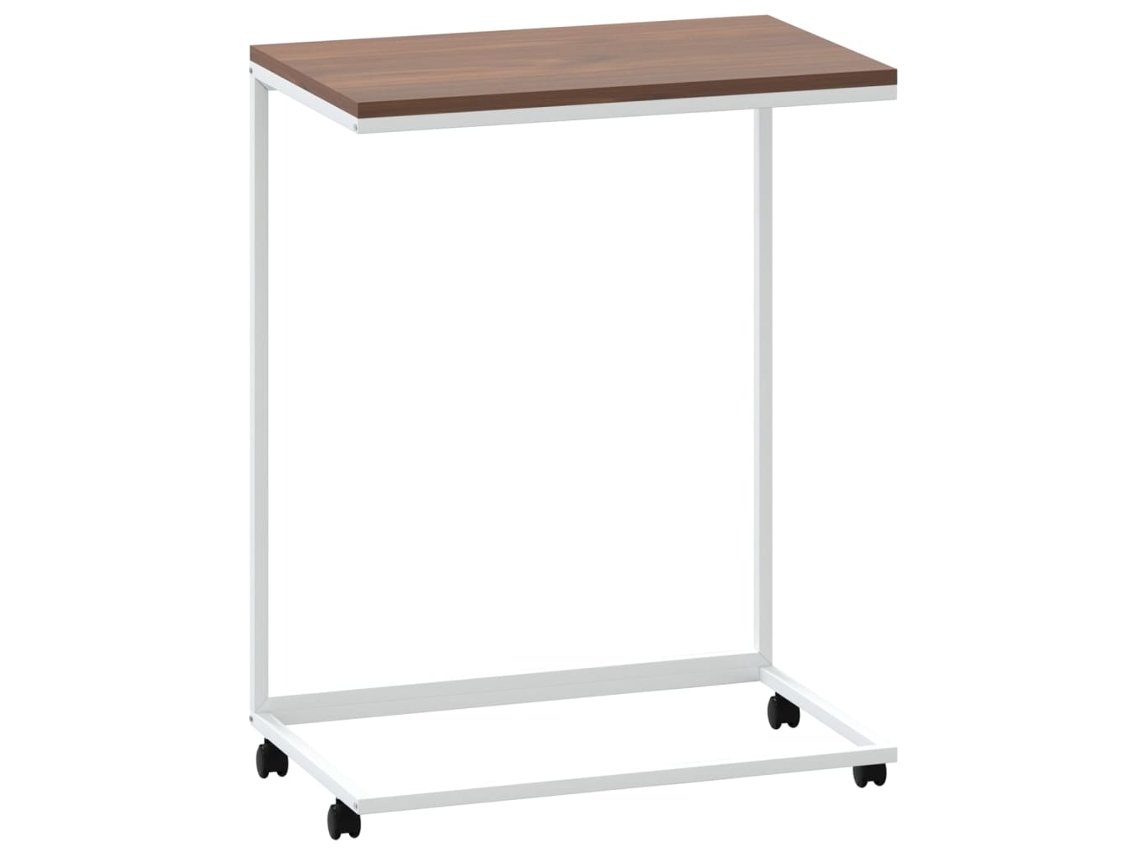 Side Table, Side Tables Vidaxl Branco Madeira Processada (55 X 35 X 70 Cm)
