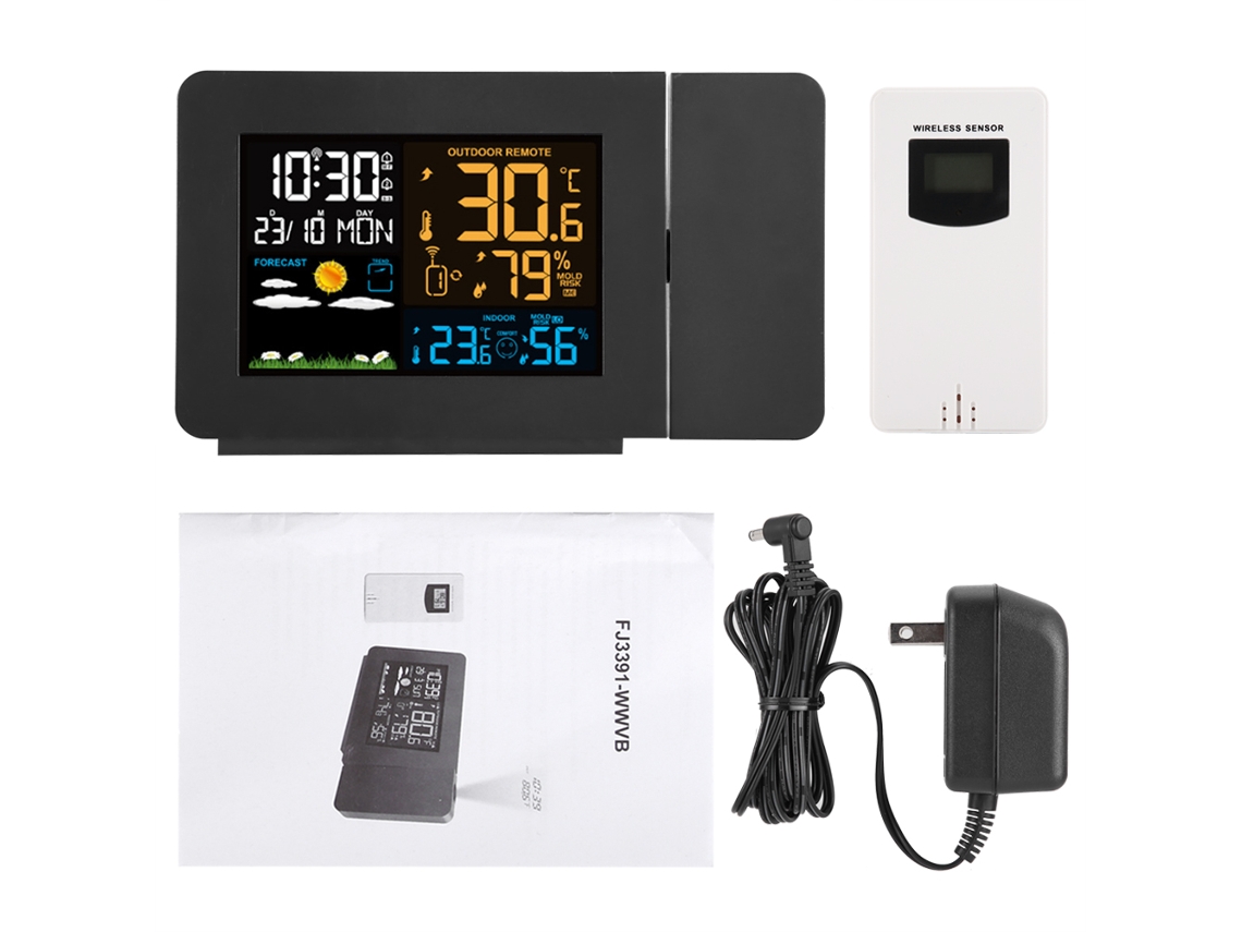 Relógio Digital Com Previsão Do Tempo E Detecção De Temperatura
